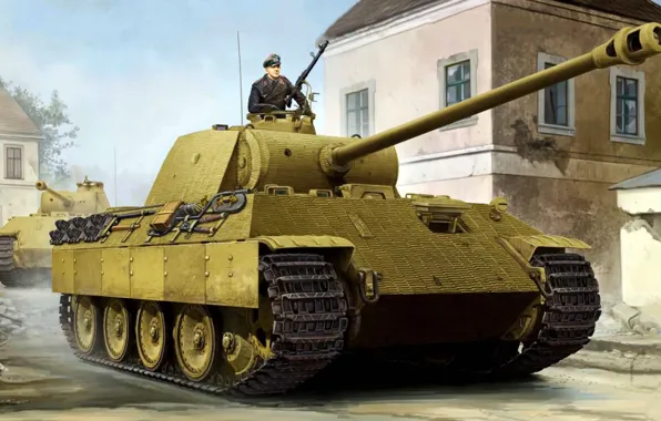 Panther, tank, Panther, PzKpfw V, Panzerkampfwagen V, The Wehrmacht, German medium, or heavy