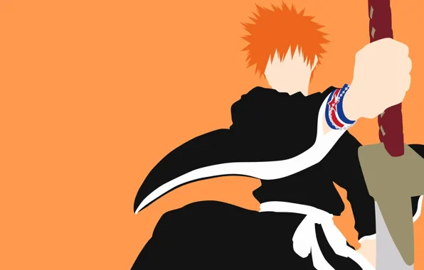 Sword, game, Star, Bleach, anime, katana, boy, asian