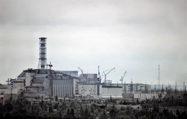 Chernobyl, the sarcophagus, the reactor