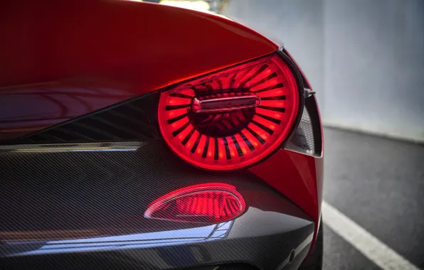 Alfa Romeo, 2023, taillights, Alfa Romeo 33 Stradale, 33 Road