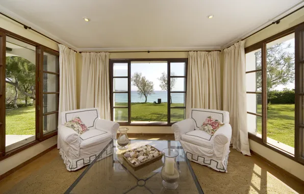 Picture design, style, Villa, interior, veranda, Mallorca
