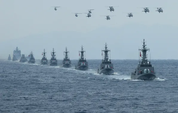 Aviation, ships, exercises, Turkey