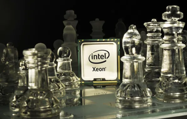 Chess, Intel, Figure, Board, Xeon, Intel, Processor