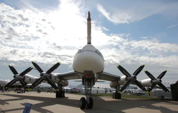 Picture Bear, Strategic, Bomber bomber, Bear, Tu-95, Exhibition, Turboprop, Soviet/Russian