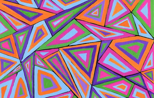 Line, pattern, paint, figure, triangle