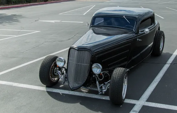 Retro, Ford, classic, the front, 1934