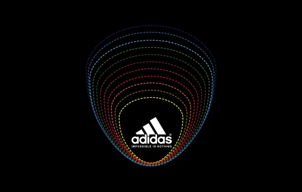 Picture Black, Logo, Background, Adidas, Classic, Adidas