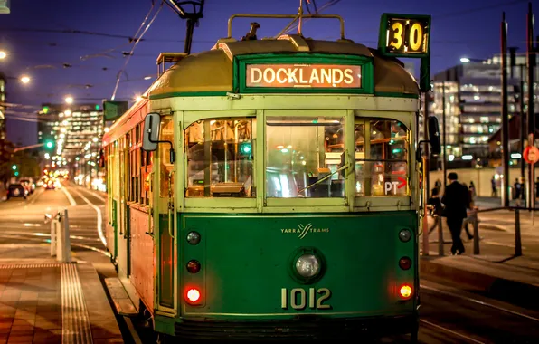 Melbourne, Australia, tram, transports