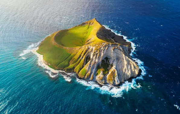 Sea, water, light, the ocean, island