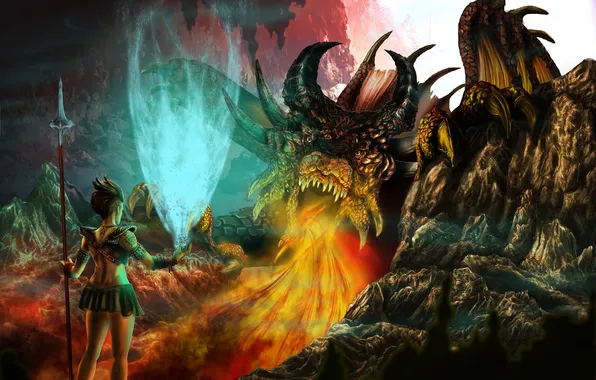 Flame, dragon, glow, there you are, the universe