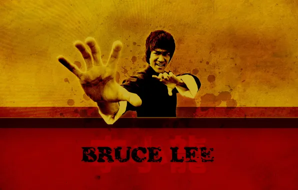 Picture fighter, Bruce Lee, kung fu
