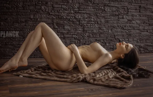 Ass, chest, pose, wall, model, naked, body, makeup