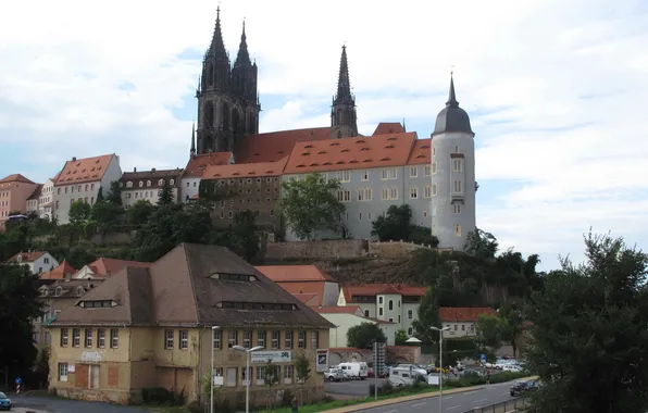 Picture the city, photo, castle, Germany, Albrechtsburg Castle, Meissen