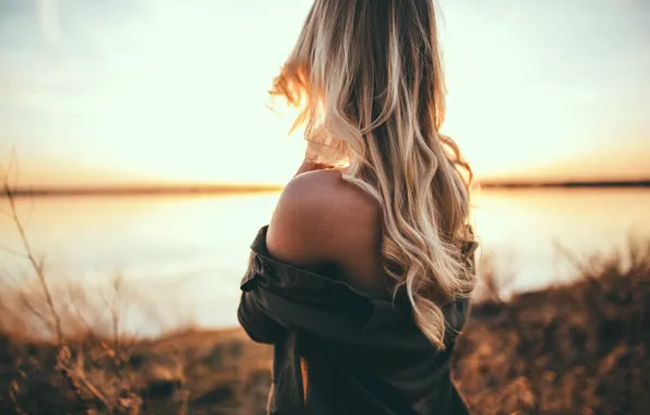 Girl, hair, back, Ben Parker