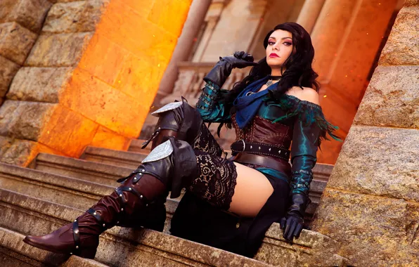 Picture girl, model, costume, cosplay
