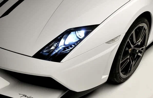 Beauty, headlight, mark, Lamborghini Gallardo