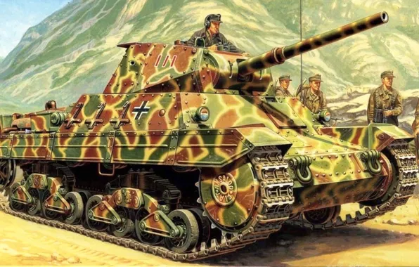 Figure, tank, Panzerkampfwagen P40 737(i), Heavy Tank P26/40