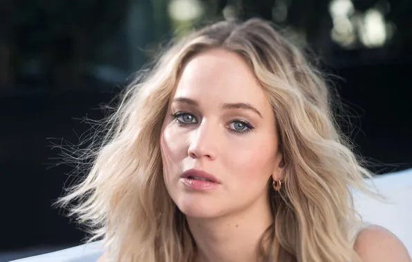 Look, portrait, actress, blonde, Jennifer Lawrence, Jennifer Lawrence