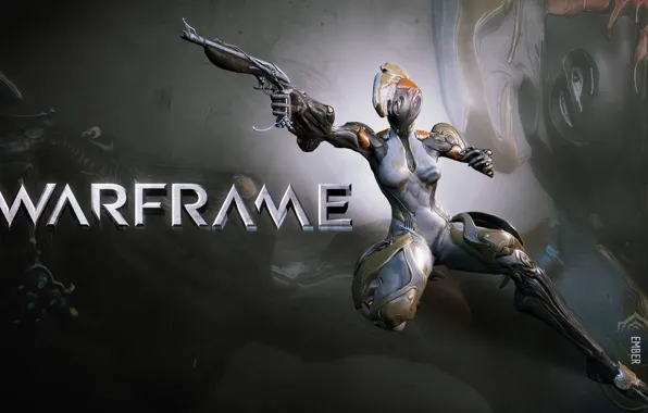 Fire, Fire, Gun, Gun, Beautiful, Pistol, Warframe, Iron