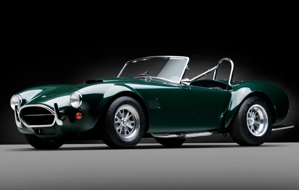 Cobra, green, supercar, twilight, the front, Cobra, 1968, Car power