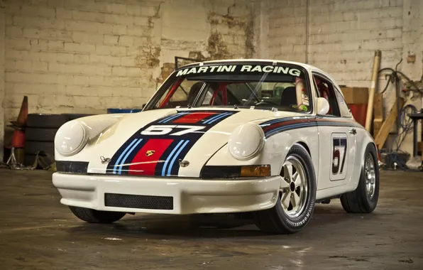 Picture garage, 911, Porsche, 1969, supercar, Porsche, the front, racing car