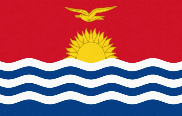 The sun, Flag, Republic, Republic, Kiribati, Kiribati