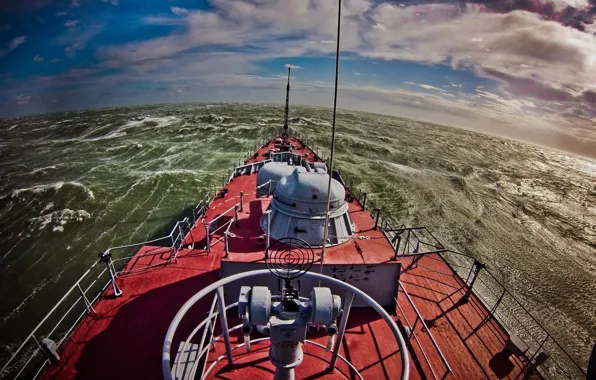 Storm, Tatarstan, rocket ship