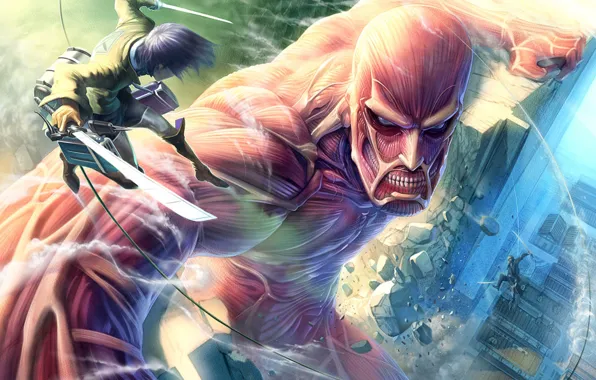 Anime, invasion, the titans