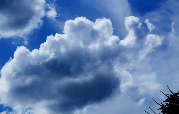 Sky, blue, cloud