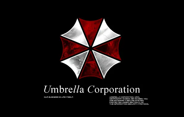 Picture the game, resident evil, umbrella