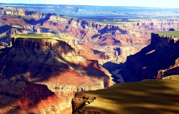 Rocks, shadows, Grand Canyon