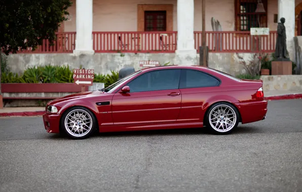 Red, the building, Windows, bmw, BMW, index, profile, red