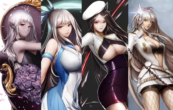 Picture girl, fiction, the game