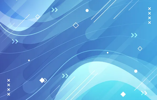 Picture line, abstraction, background, blue, background