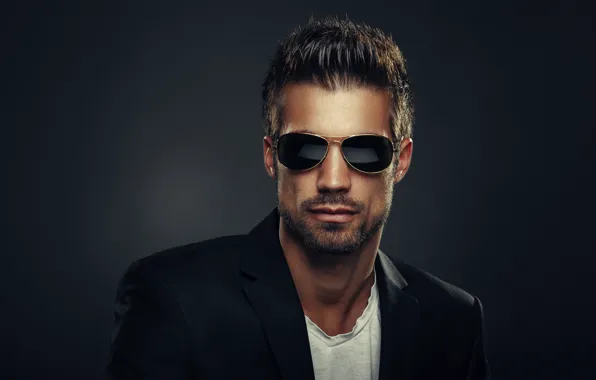 Picture style, glasses, hairstyle, male, man, Fashion