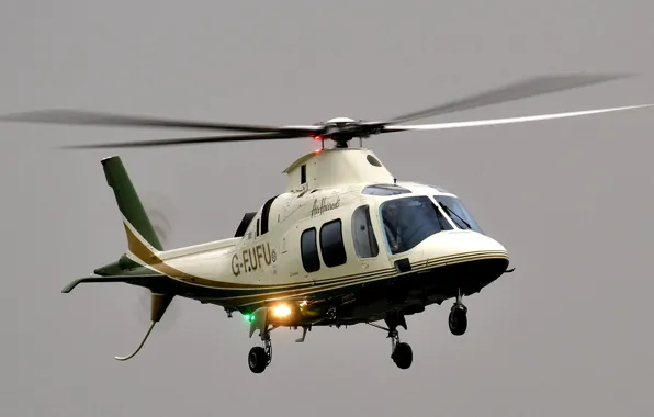 The sky, helicopter, eight-seat helicopter, Agusta A109S Grand