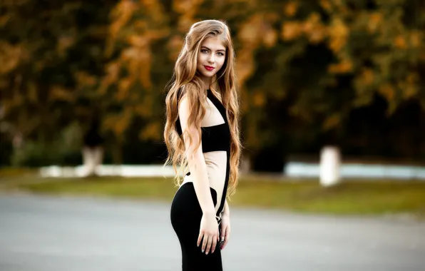 Look, model, portrait, makeup, figure, dress, hairstyle, beauty