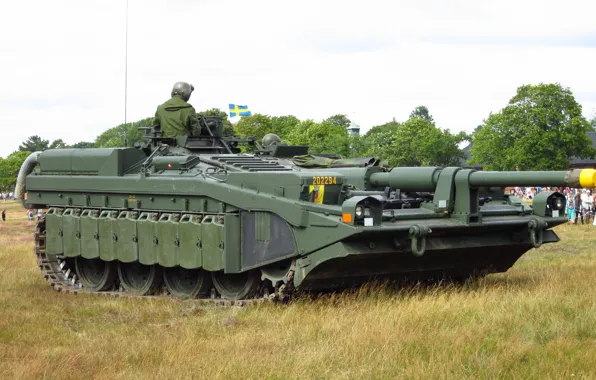 Picture Stridsvagn, S-tank, 's long 103, Swedish tank
