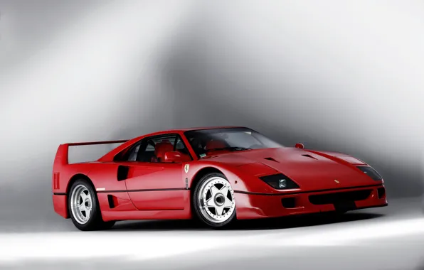 Background, Ferrari, supercar, F40, Ferrari, 1989