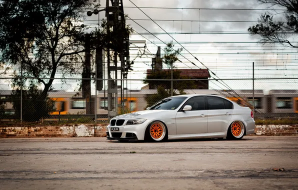 Tuning, BMW, BMW, grey, tuning, E90, The 3 series, 320d