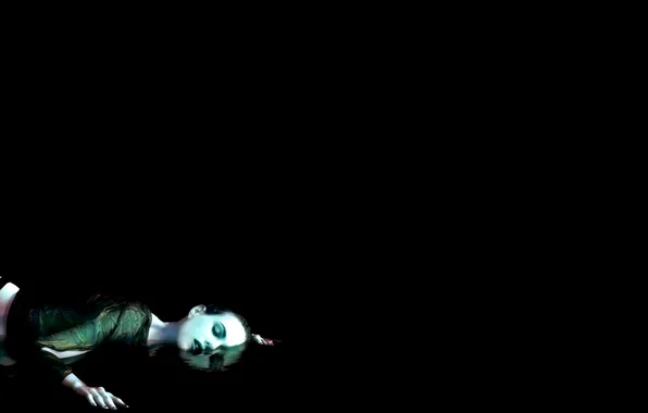 Water, reflection, background, black, lying