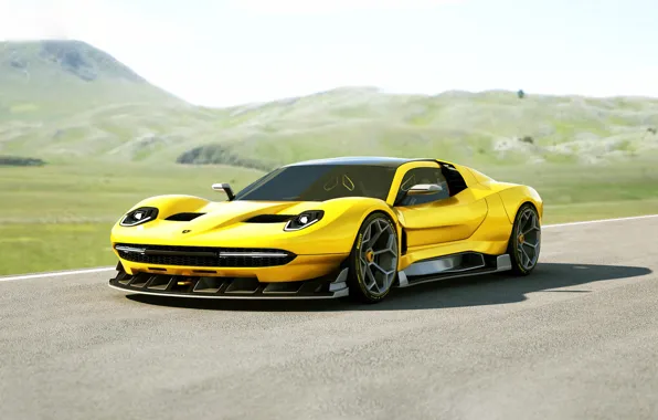 Auto, Lamborghini, Machine, Supercar, Miura, Sports car, Lamborghini Miura, Lamborghini Miura Concept