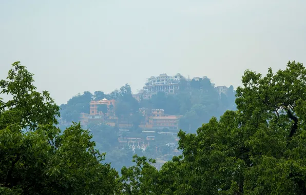 Picture Nepal, Nepal, Kathmandu, Kathmandu, The temple in the haze, pixel 7 pro sample photo