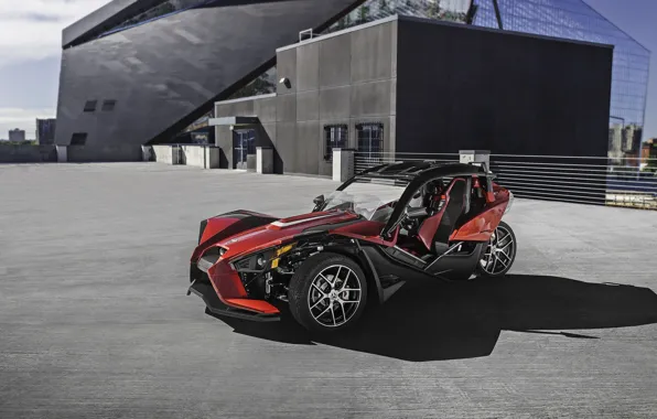 Beautiful, comfort, hi-tech, Polaris, Slingshot, technology, sporty, tricycle