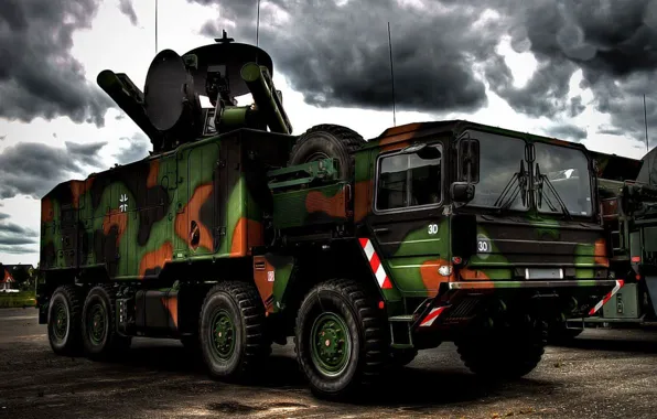 The Bundeswehr, SAM, roland, chassis 8x8 MAN, the German-French anti-aircraft missile system