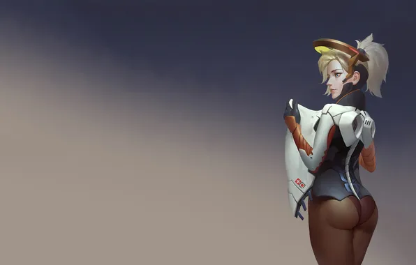 Picture ass, women, video games, Mercy Overwatch