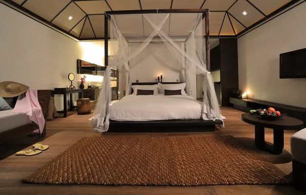 Design, table, room, carpet, bed, interior, hat, pillow
