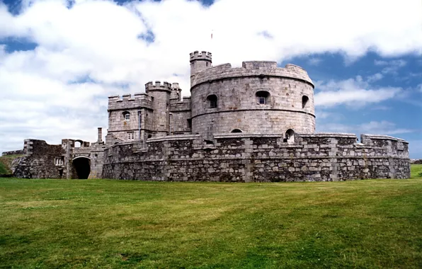 Clouds, castle, fortress, architecture