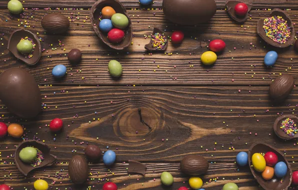 Chocolate, Candy, Sweets, Chocolate eggs