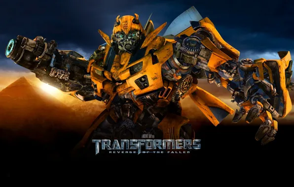 Yellow, robot, Transformers